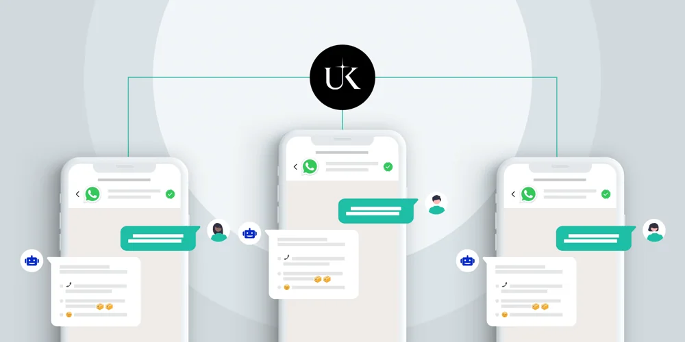 Flujo de automatización con chatbots de WhatsApp